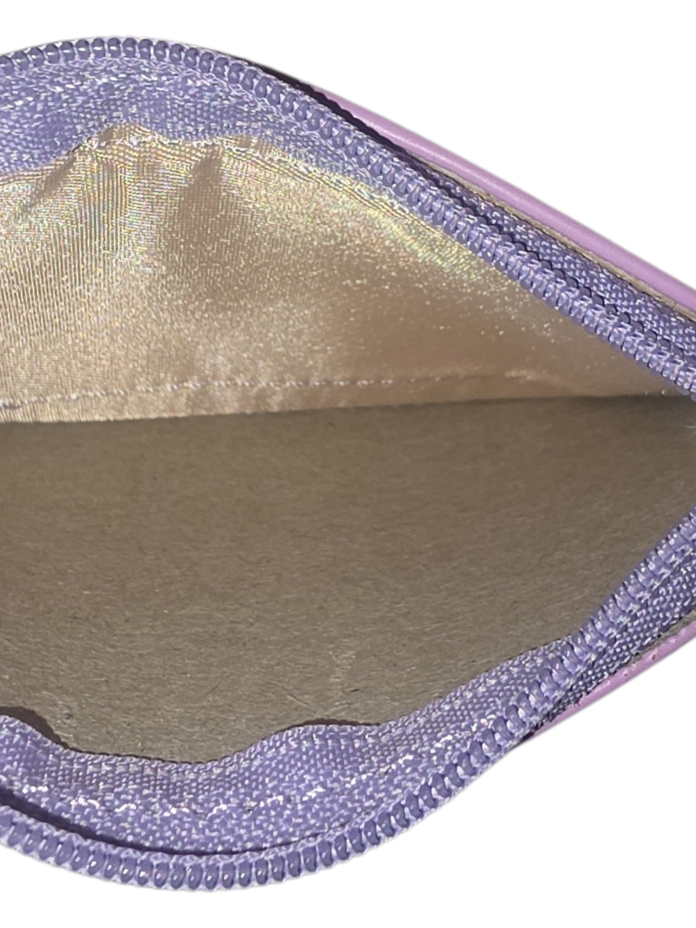 Daisy Duck Pink Peeking Zip Card Wallet with Key Ring - Picture 2 of 3